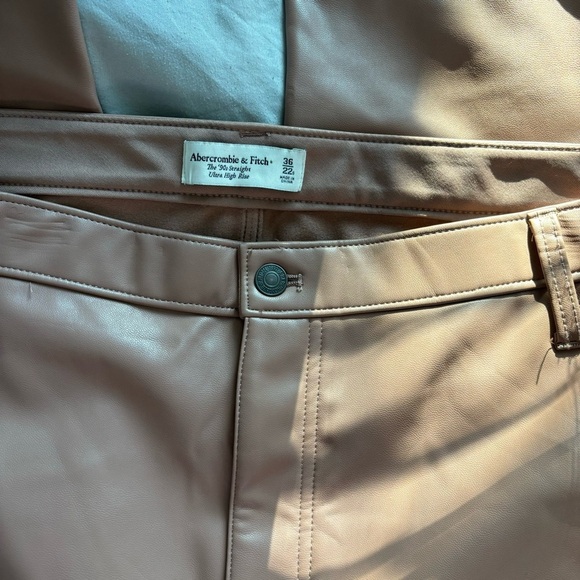 Abercrombie & Fitch Leather Pants - Picture 2 of 3